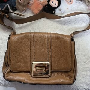 Michael Kors MK Brown Shoulder Bag Purse